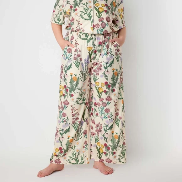 Cider Floral Robe and Pants Set - Picture 3 of 15